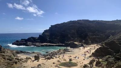 [해변] 🎥 영화 속 주인공이 되는 곳, '할로나 코브(Halona Cove)'